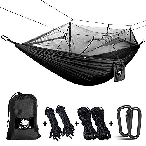 Anyoo Hamaca Acampar mosquitero Cama Tela Nylon Paracaida