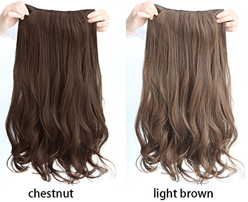 Extension per capelli da donna, con 5 clip in onda...