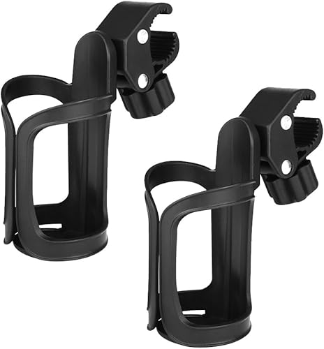 Accmor Portavasos para bicicleta, soportes para botellas de agua para bicicleta, soporte universal de rotación de 360 grados para bicicleta,