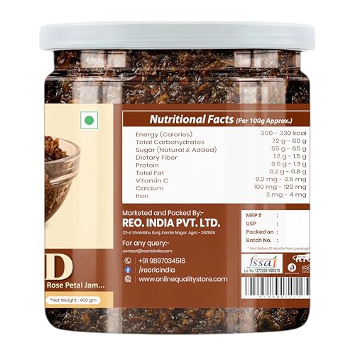 Image of BRALCON Natural Gulkand Rose Petal Jam - 400g