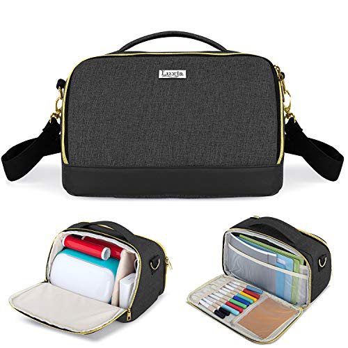 Luxja Carrying Case for Cricut Joy, Bag for Cricut Joy and Tool Set (with Accessories Storage Section), Black (Bag Only, Patent Pending)