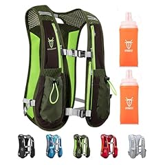 Green Vest 5L with 2 x Soft Flask