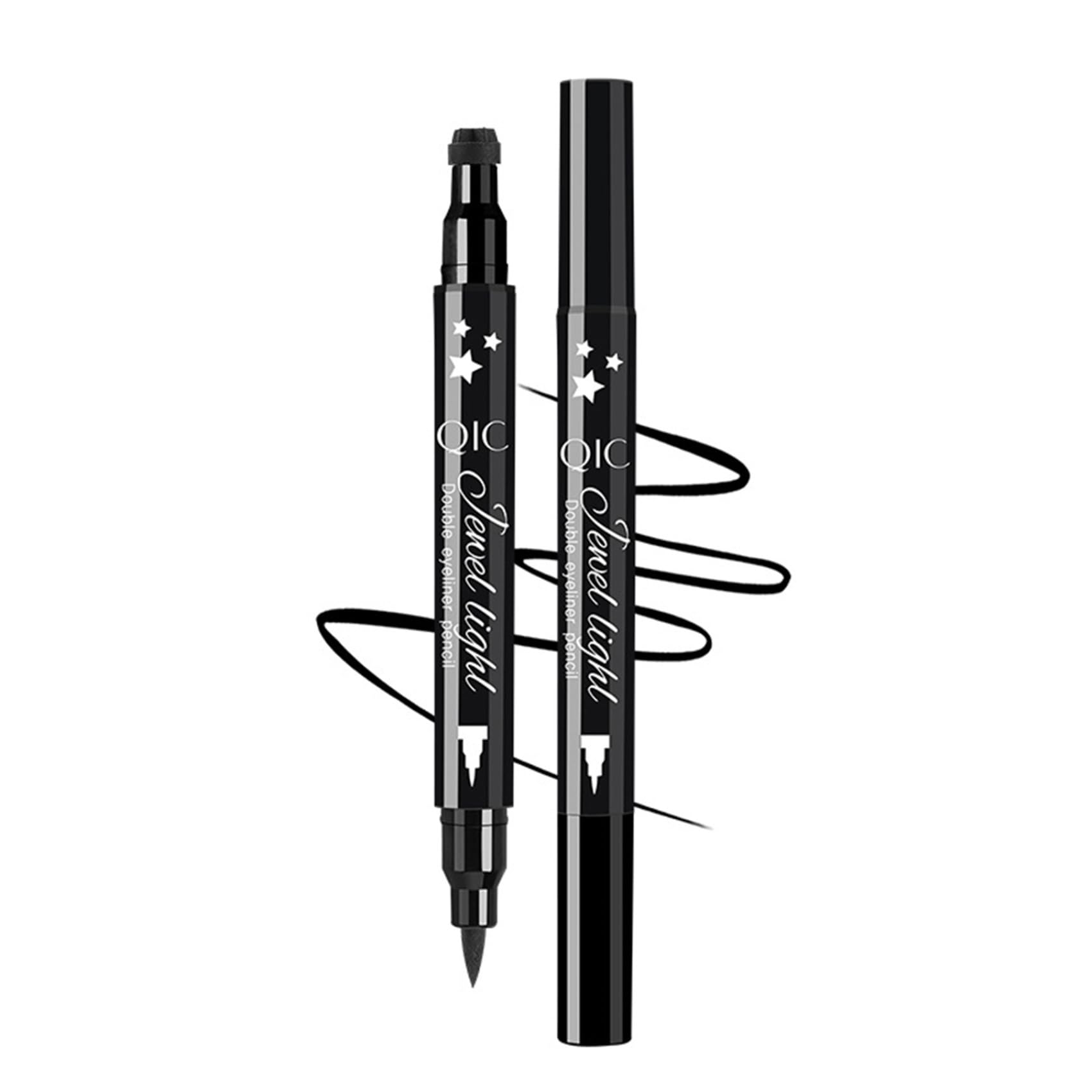 Winged Eyeliner Stamp Tool 4 Shapes Stars Hearts Flowers Moon Perfect Symmetrical Eye Makeup Waterproof Quick Drying Type