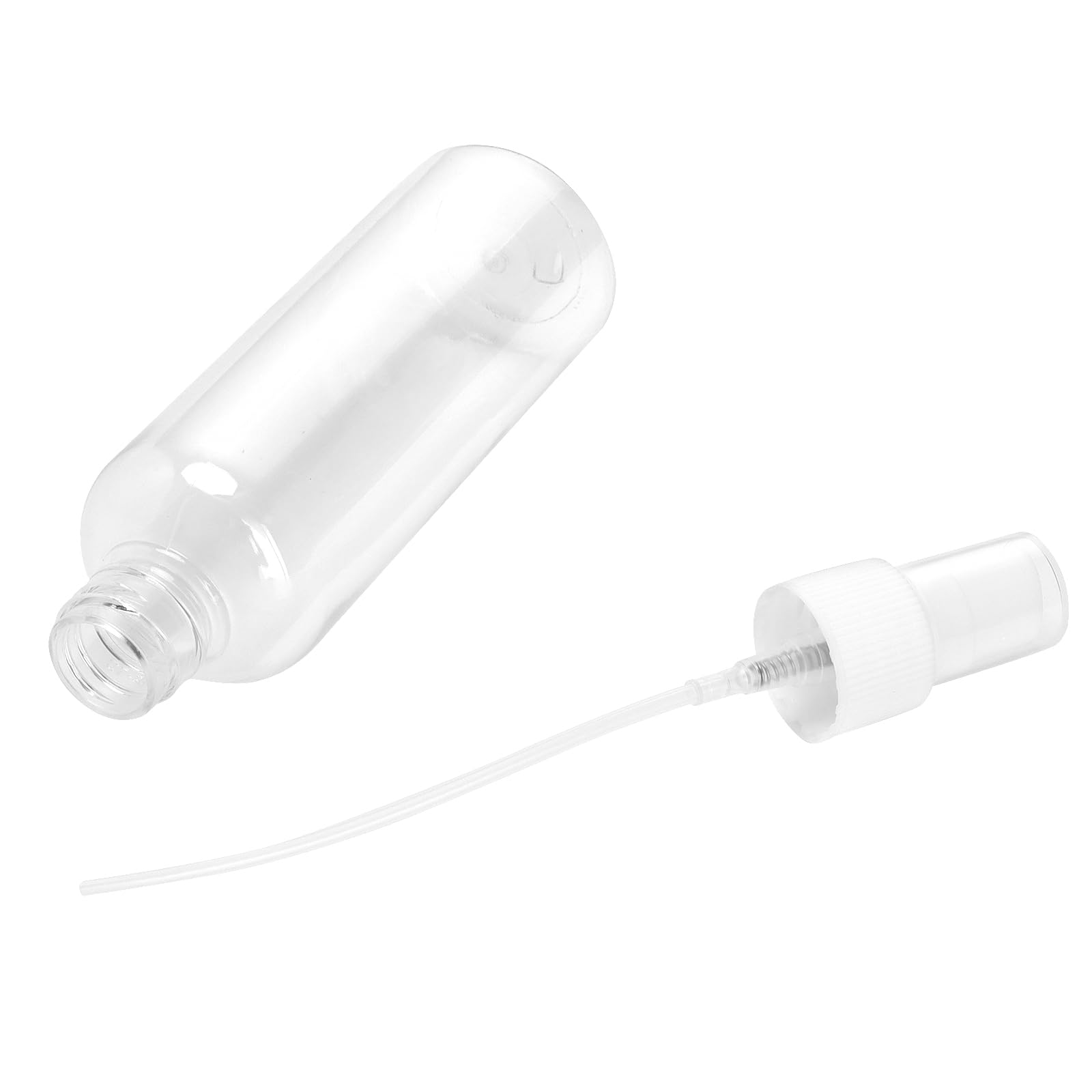 40 flaconi spray da 100 ml, in plastica trasparente con coperchio, bottiglie spray da viaggio per acqua, profumo, trucco e allocazione