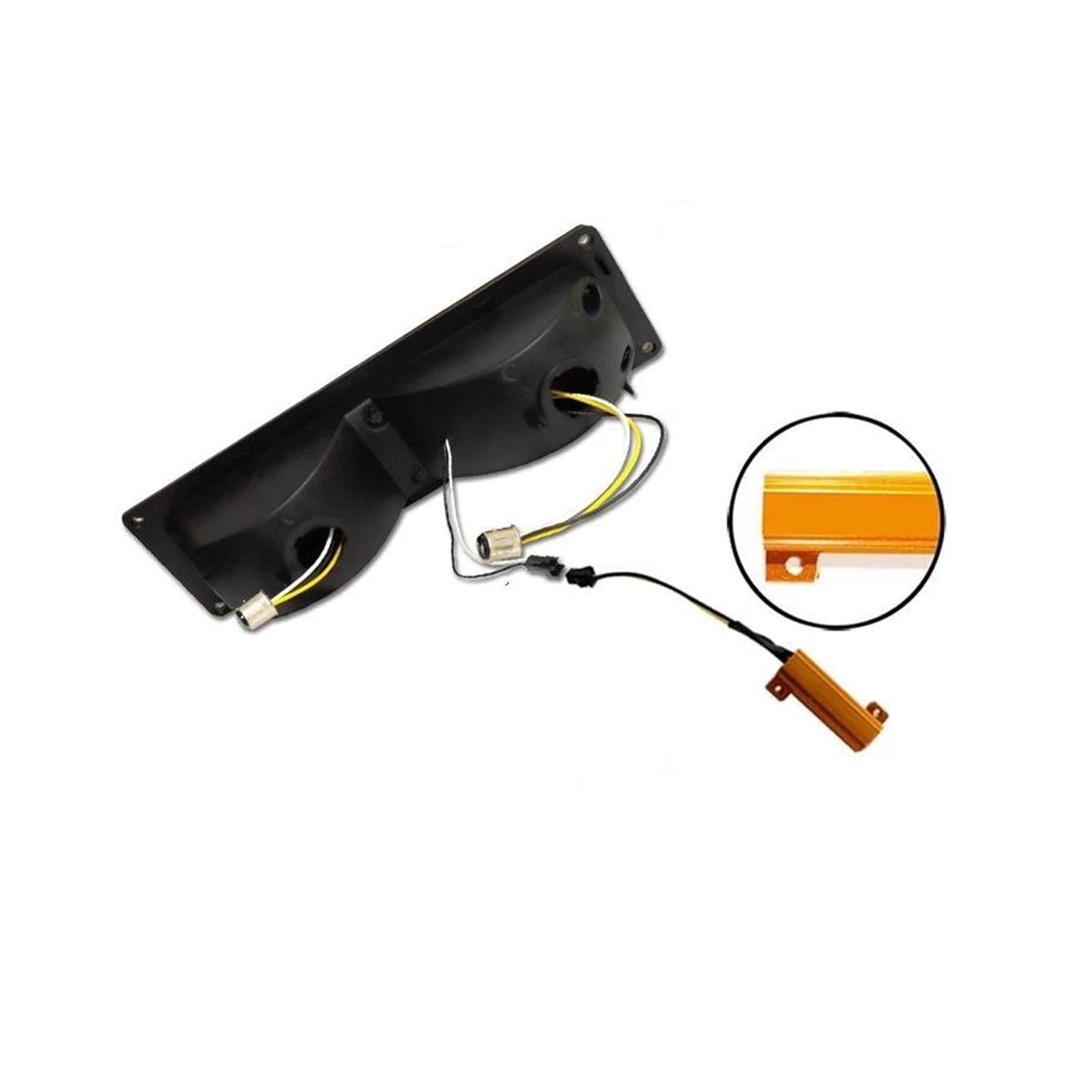 Intermitente Lateral Conjunto Luces Intermitentes Ámbar Secuenciales LED Parachoques Delantero Para Chevy Para Tahoe 1995-1999(Smoked Lens)