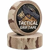 2 Rolls Gun Grip Tape, Non-Reflective, No Residue Goon Grip Tactical Tape for Pistol, Handgun...