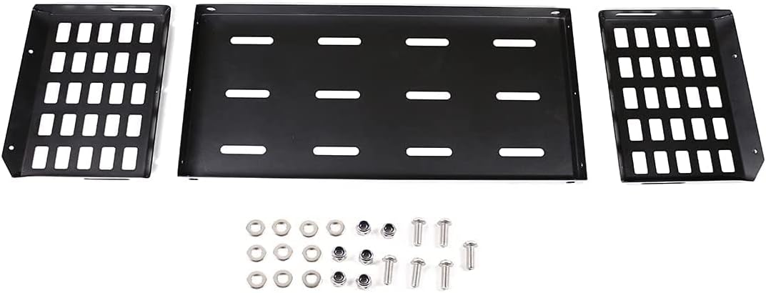 YIWANG Black Aluminum Alloy Car Trunk Storage Basket Organizer For Land Rover Defender 110 2020-2022 Auto Accessories (Trunk Luggage Storage Carrier)