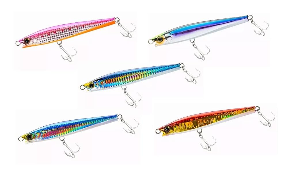 フィッシングルアー 110mm 50g Amazon.co.jp: 50g 110mm シンキングペンシル シンペン 5色