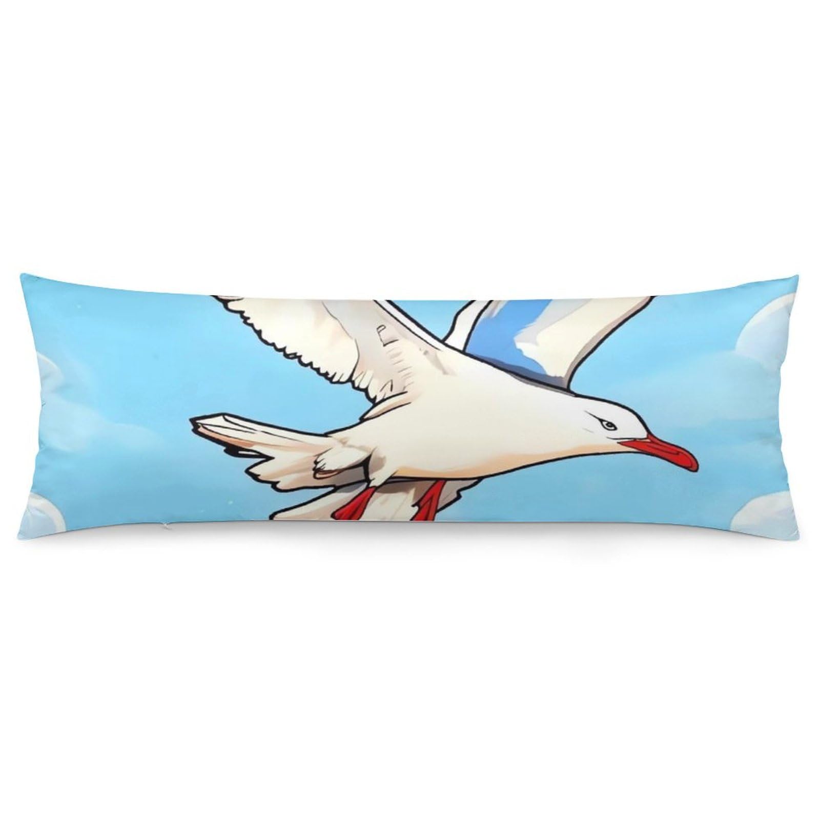 Housse de coussin super douce 50x137 pour lit et sofa