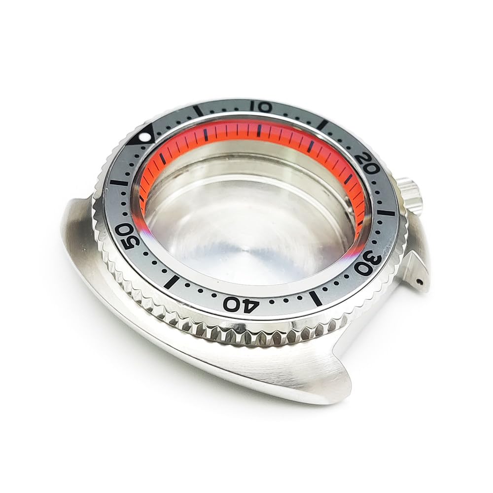 43,5mm Poduszka Koperta Zegarka Kit, 4.2 Korona Pasuje dla NH35 NH36 Mechanizm, Zamiennik Zegarek Modyfikacja Części dla Seiko Prospex Turtle
