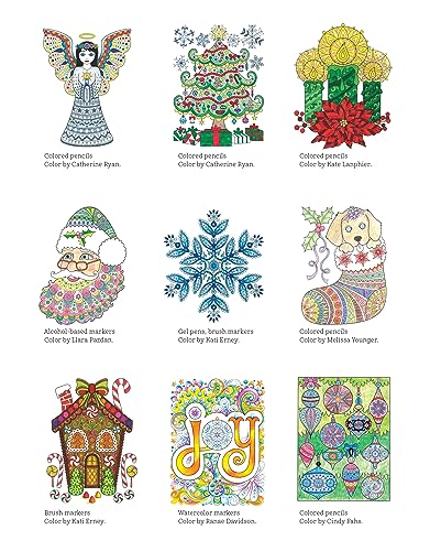 Christmas Coloring Book (Coloring is Fun) (Design Originals) 32 Fun & Playful Holiday Art Activities from Thaneeya McArdle on High-Quality, Extra-Thick Perforated Pages that Resist Bleed-Through - Image 7
