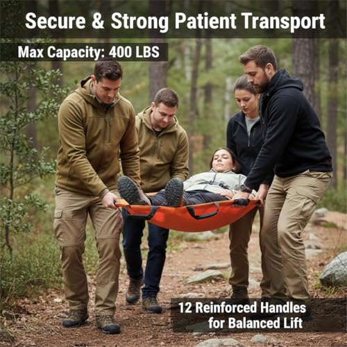 Image of Emergency Patient & Large Dog Rescue Stretcher Gurney, 400 lbs