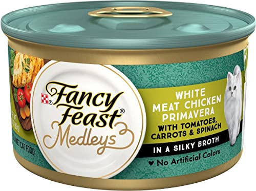 Fancy Feast Elegant Medley Chicken Primavera Cat Food (Case of 24)