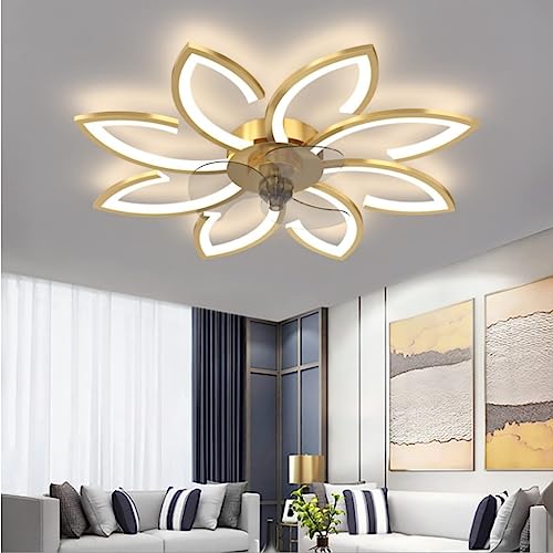 Ventilateur de plafond avec éclairage LED dimmable et lampe de plafond 90W - 4