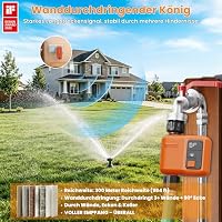 XinFuture Bewässerungscomputer WLAN mit 300M RF-Technologie, Starke Wanddurchdringung, Smarte Bewässerungsuhr kompatibel mit App & Sprachsteuerung, Regenverzögerung für Rasen Garten – Ansicht 6