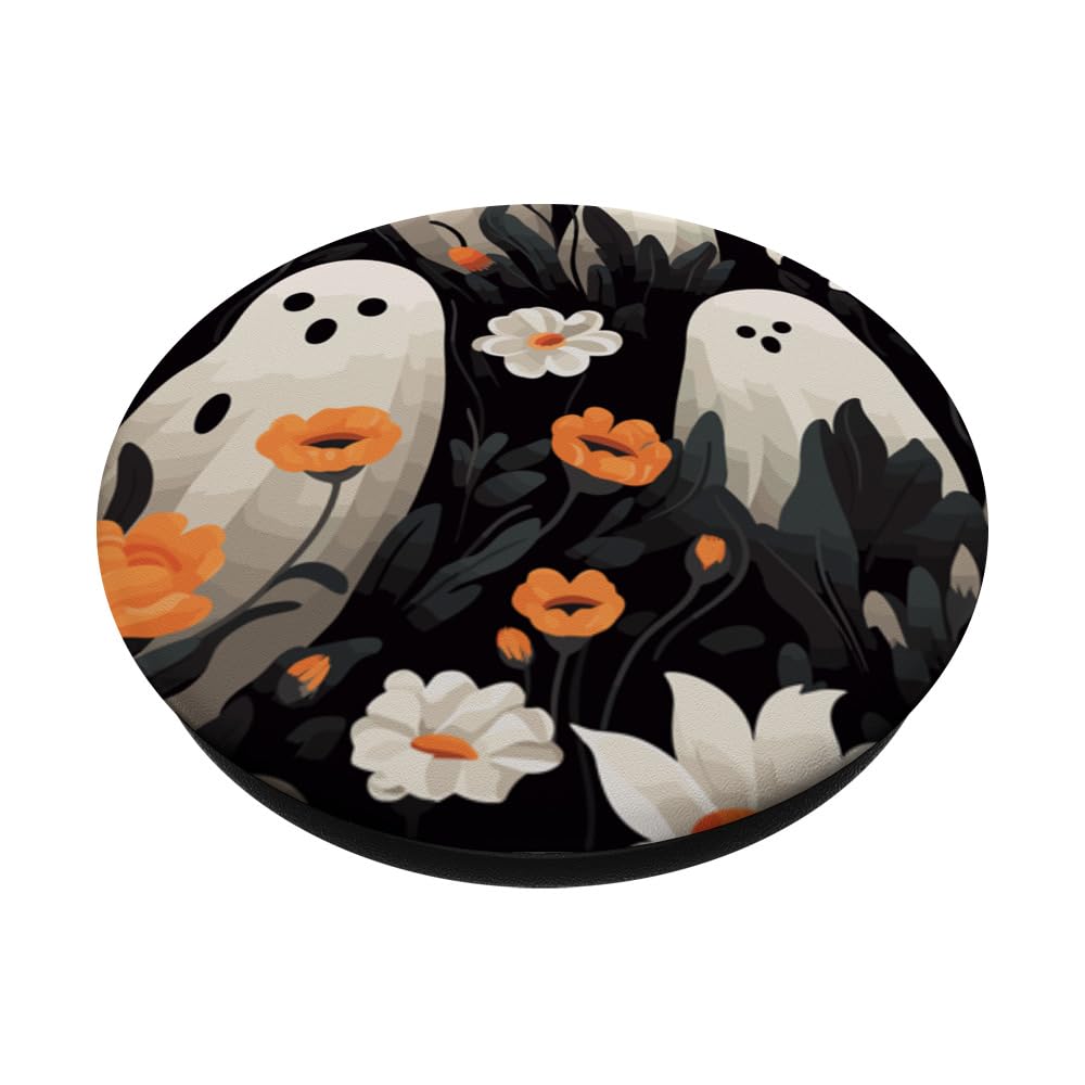 Clipart Fantôme Mignon, Floral Ghost PNG, Téléchargement