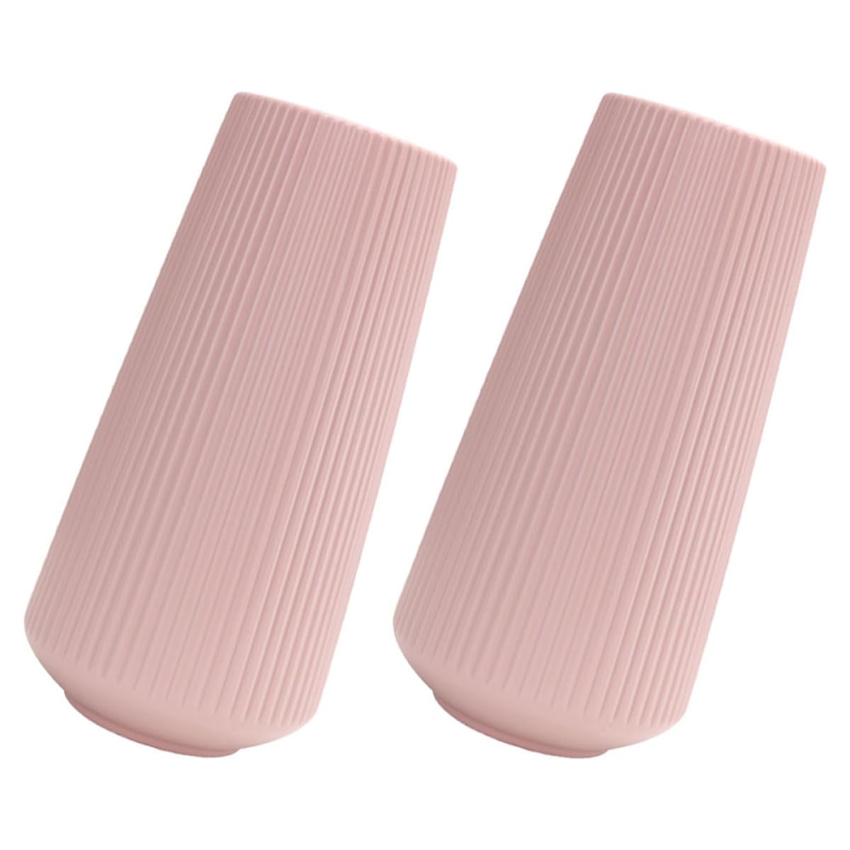Vase en plastique effet porcelaine pour déco salon et bureau