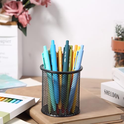 Image of Mr. Pen- Retractable Gel Pens, 12 Pack, Winter Forest Color Inks | Fine Point 0.5mm, Fast Dry, Smooth Writing, Cute Pens for Drawing, Writing Planner and School Supplies