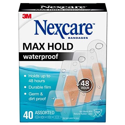 Nexcare Max Hold Waterproof Bandages Cover