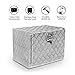 ARKSEN 24 Inch Heavy Duty Aluminum Bar Tread Tool Underbody Box, Waterproof Square Truck Storage Organizer Chest for Pick Up Truck Bed, RV Trailer with T-Handle Lock and Keys - Silver