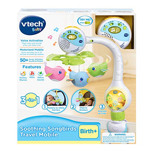 Vtech Soothing Songbirds Travel Mobile, White #TOP6
