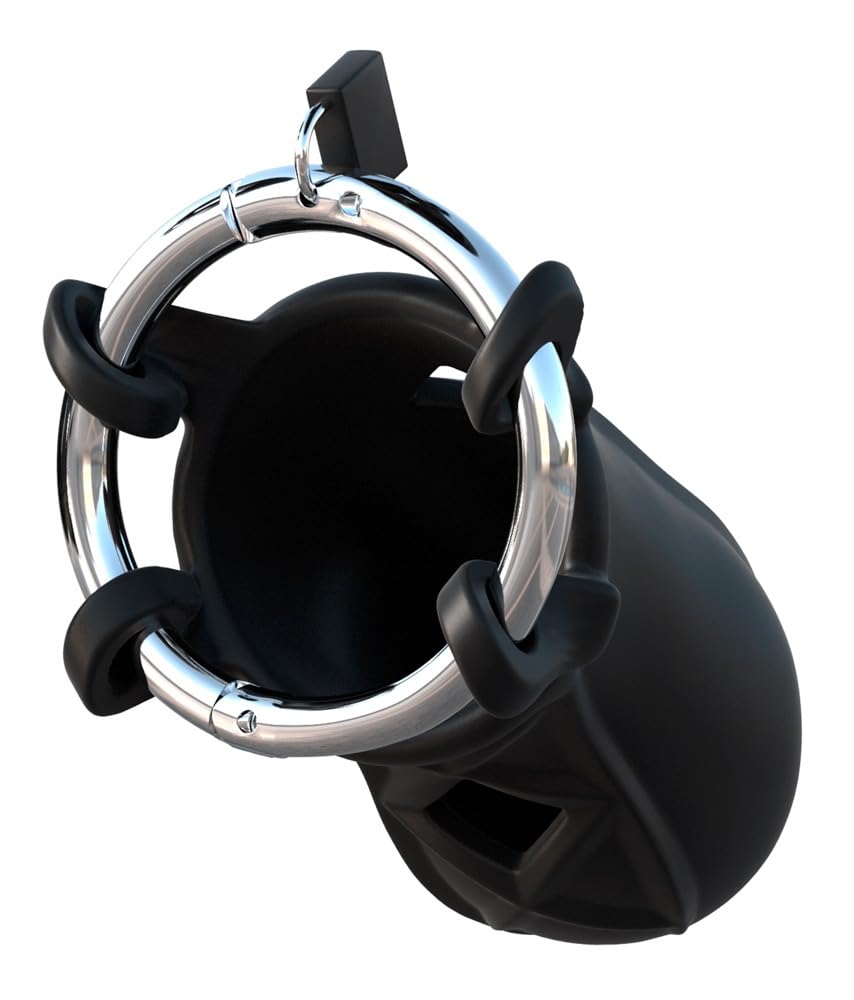 Amazon.com: Pipedream Fantasy C-Ringz Extreme Silicone Cock Blocker Dildo,  Black, 1 Pound : Health & Household