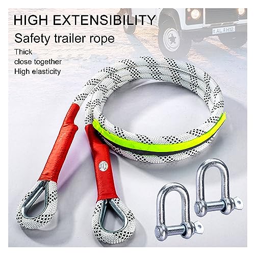 Corde de treuil synthétique DELURA - Capacité 10T - Longueur 3m