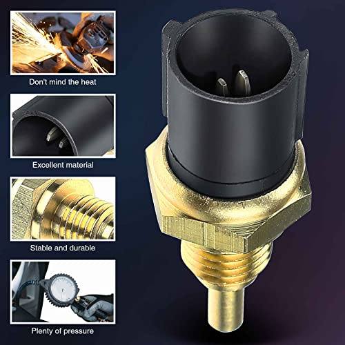 A-Premium Engine Coolant Temperature Sensor Compatible With Acura Cl Integra Mdx Nsx Rl Tl Honda Accord 1988-2002 Civic Del Sol Cr-V Crx Insight Odyssey Pilot Prelude Isuzu Oasis #TOP4