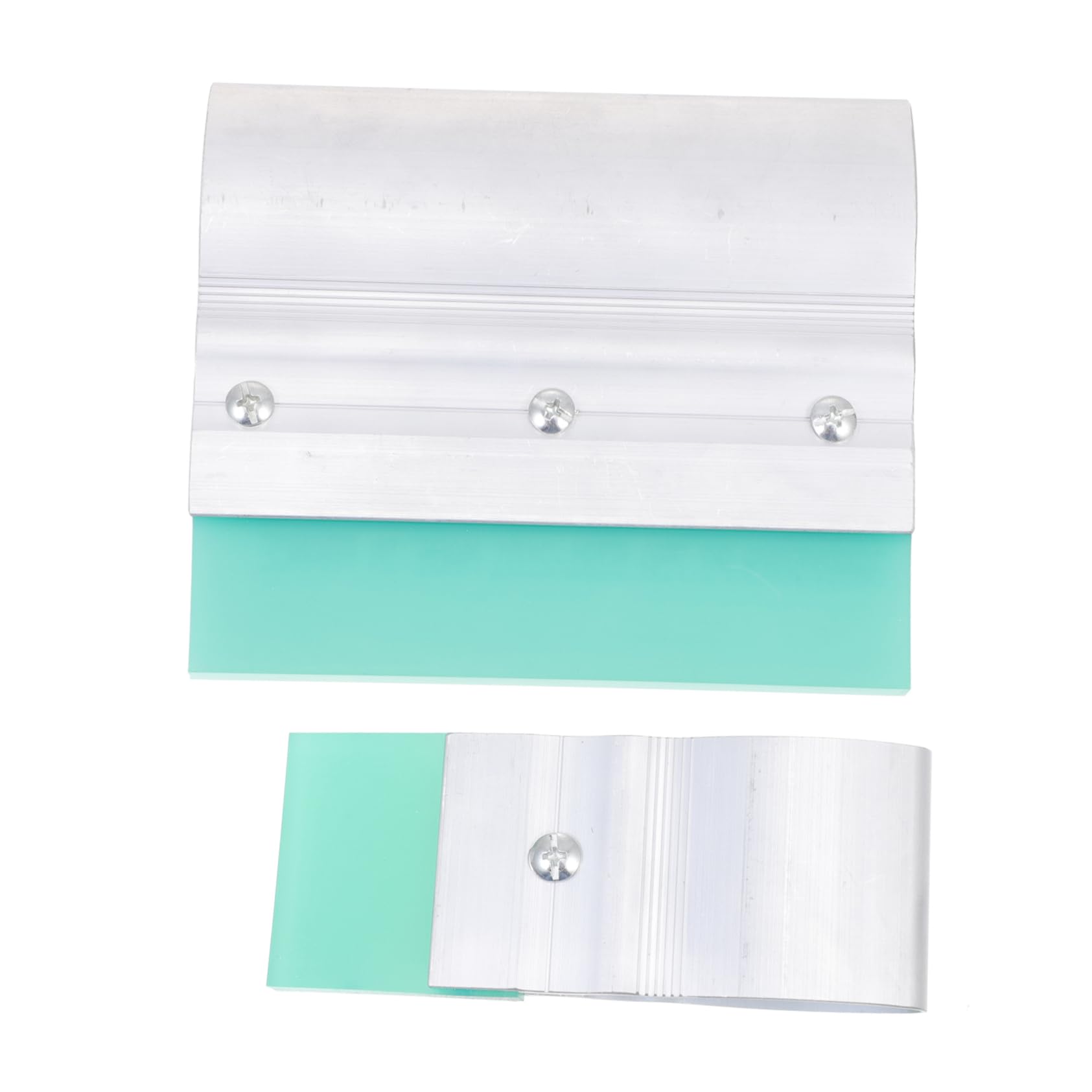 Raclette de sérigraphie aluminium grattoir caoutchouc outillage impression cadre sérigraphique