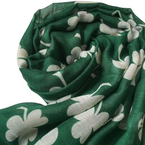 Lightweight Shamrock Scarf Irish-Scarf St-Patricks-Day-Scarves for Women4