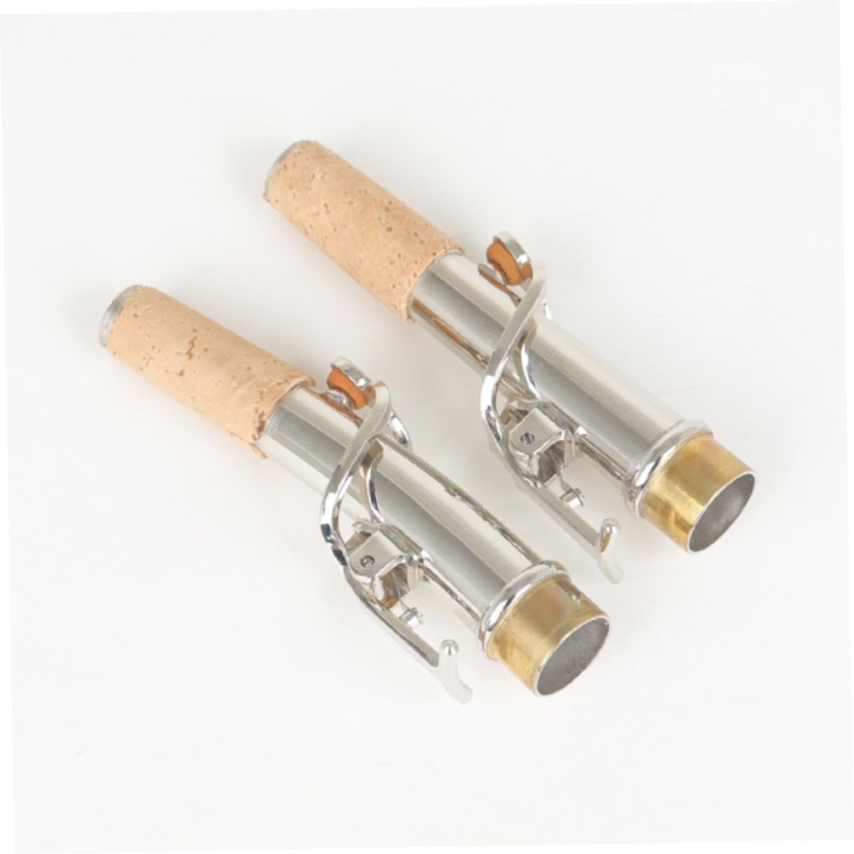 ibasenice 6pezzi Collo Per Sassofono Accessori Professionali Per Sassofono e Soprano Design Dritto e Curvo Resistente e Leggero Per Musicisti e Appassionati Di Musica