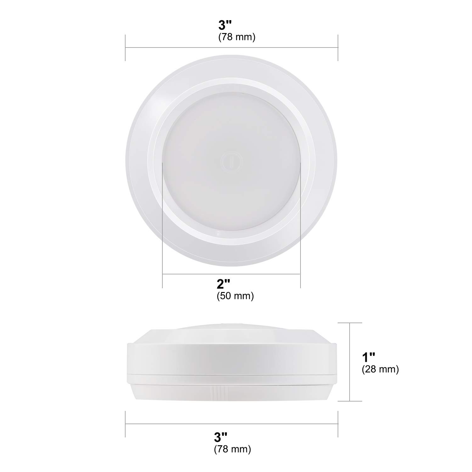 HONWELL Lampe de Placard LED Armoire Lumiere Interieur Lot de 5 Lampe RGB Multi-Couleurs Changeantes pour Bar Café