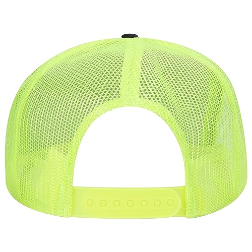 Image of OTTO Polyester Foam Front 5 Panel High Crown Mesh Back Trucker Hats in 97, Bulk, Wholesale