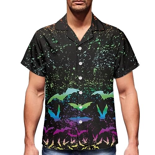 Halloween Couple Matching Outfit Personalized Fashion Women Crew Neck Dress and Men Button Down Shirt4