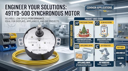 Image of AC Swing Motor Gearedmotor for Air Cooler Synchronous Motor 220-240V