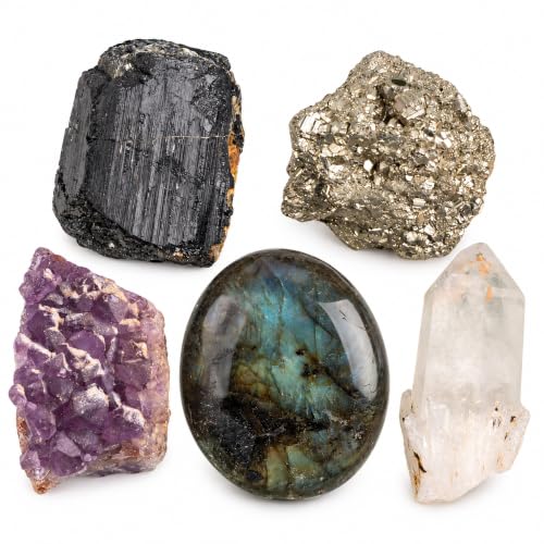 QianCannaor Protection Clarity Abundance Crystal Set