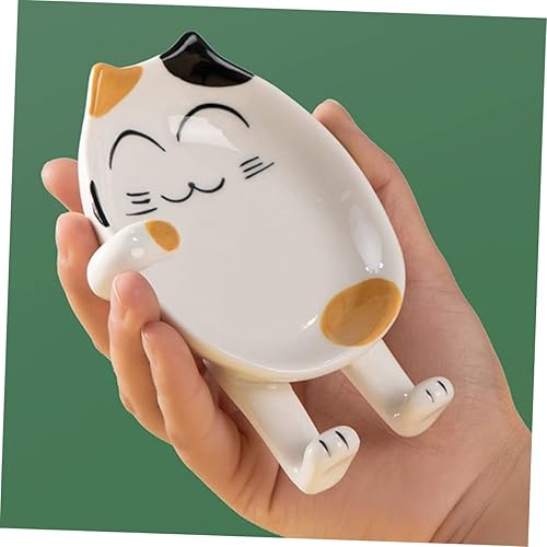 Miniatura 5 de Cabilock 4 piezas de cerámica para cubiertos, decoración de mesa, decoración de escritorio, decoración japonesa, organizador de almacenamiento de