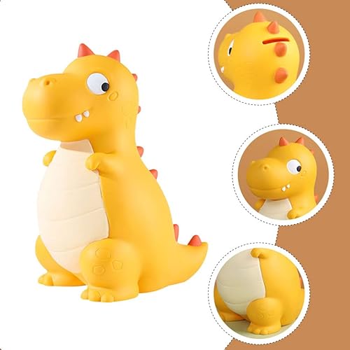 Miniatura 8 de jojofuny Alcancía de dinosaurio de juguete banco de dinero caja de ahorro de dinero tarro de ahorro de monedas juguete de dinosaurio regalo de