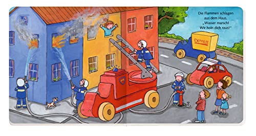 Meine kleine rote Feuerwehr. Mit Holzauto - Image 2
