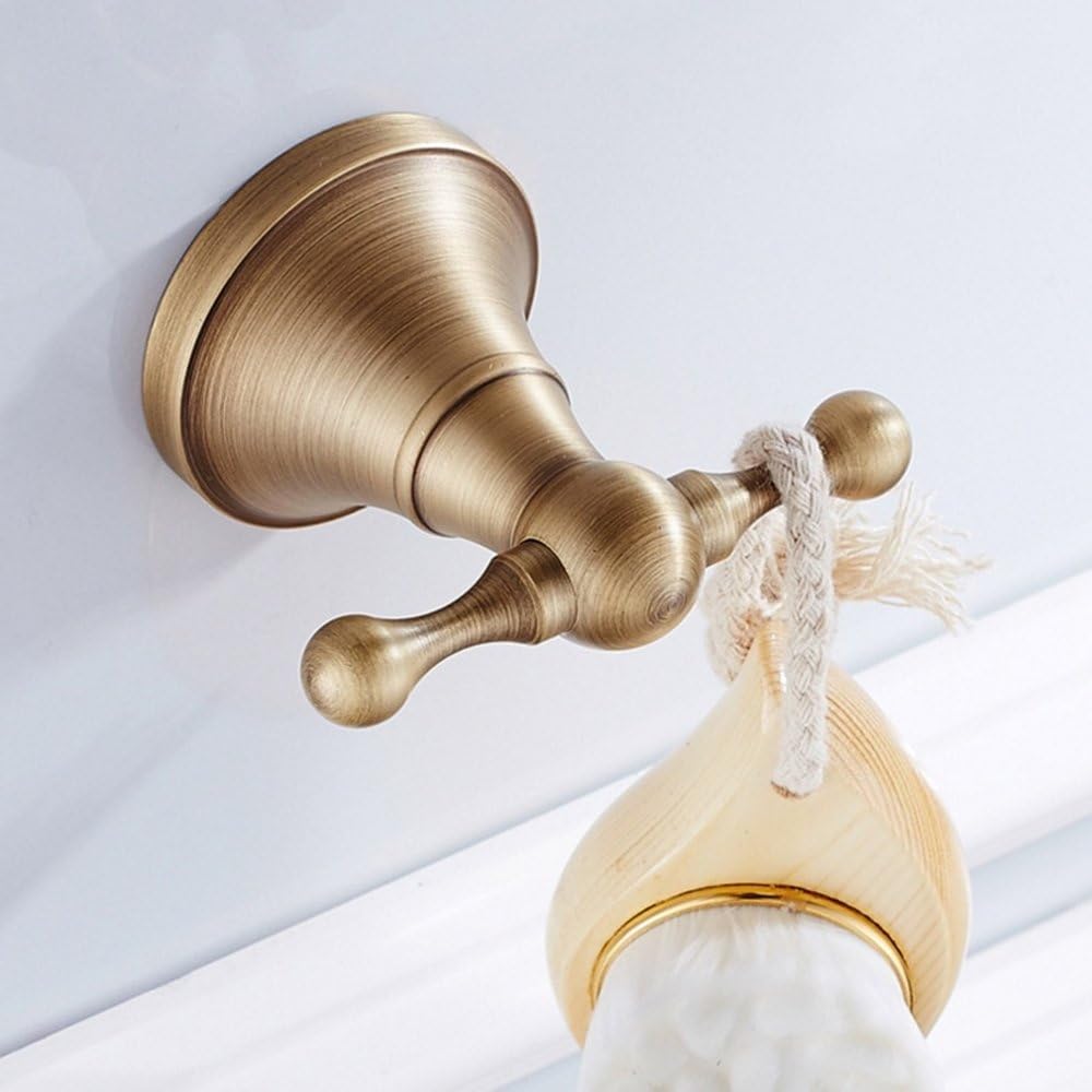 Wall-mounted Bathroom Accessories Antique Brass Wall Mounted Toilet Paper Holder Towel Ring Robe Coat Hook Bathroom hardware set,robe hook