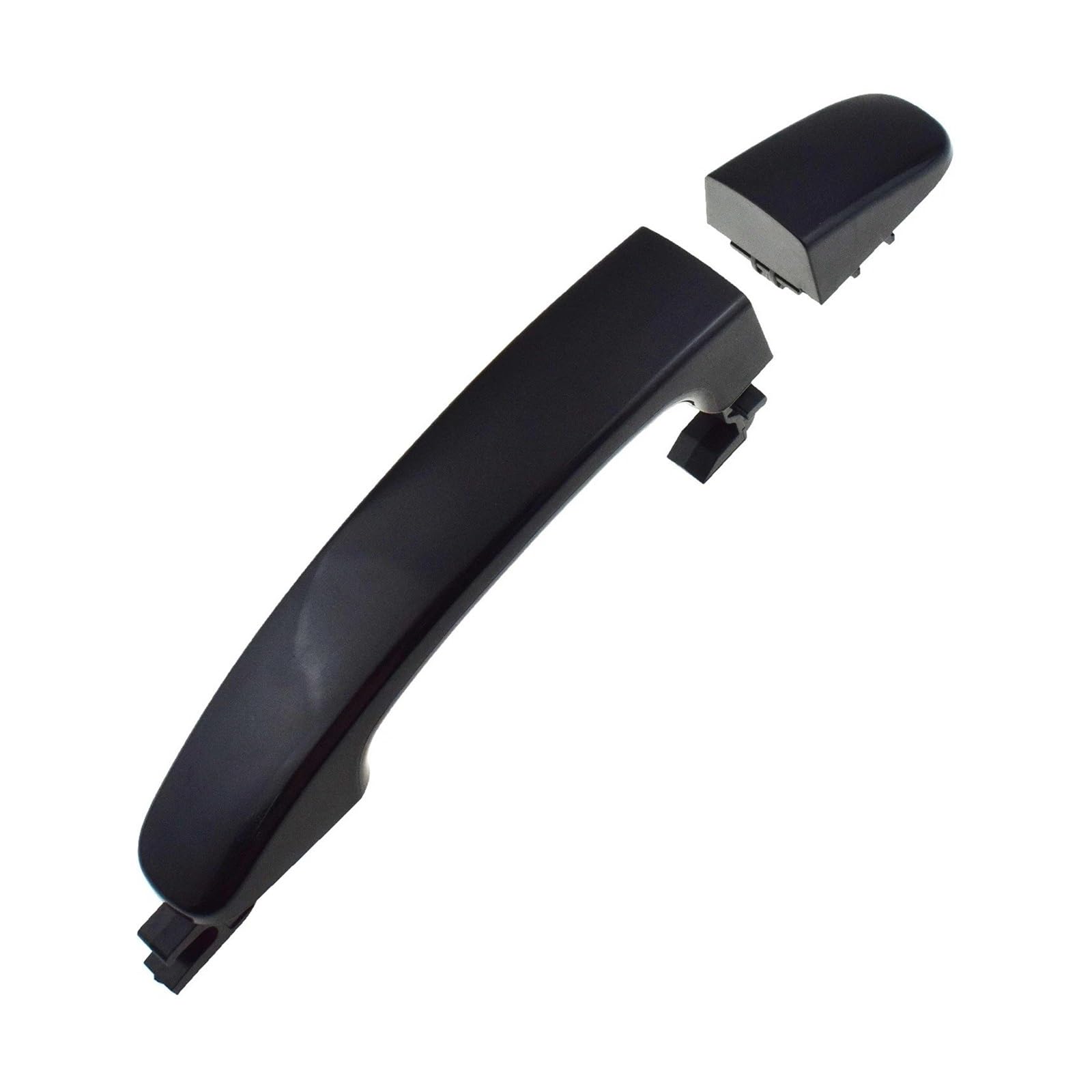 Pacsci Othre Side No Hole Car Outer Door Handle For Ranger For Everest T6 T7 For Mazda Bt50 2012-2020 Black Exterior Door Handle Front Rear Left Right Side(Othre Side No Hole)