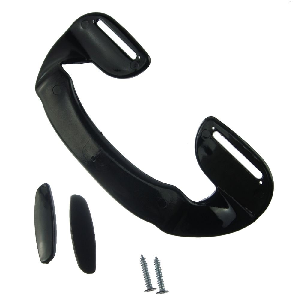 Ufixt Black Yourspares Fits Howdens, Hygena, Iceking, Indesit, Labcold And Lamona Universal Plastic Fridge Freezer Door Grab Handle