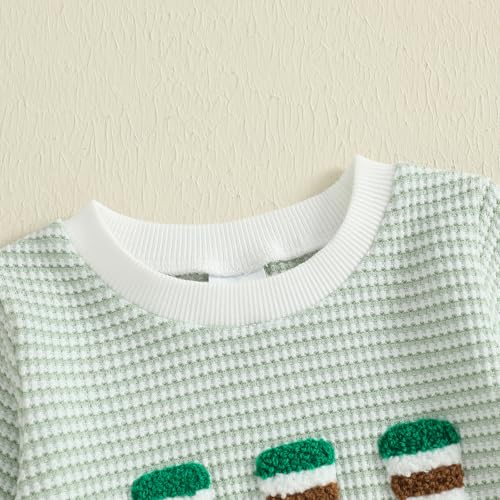 Newborn Baby Boy Girl Fall Winter Outfit Infant Long Sleeve Bubble Romper Clothes Embroidery Onesie 3 6 12 18 Month3