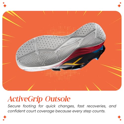 Image of Hundred Court Champions Unisex Non-Marking Court Shoes | Badminton, Pickleball, Table Tennis & Other Indoor Sports | Lightweight, Cushioned Grip