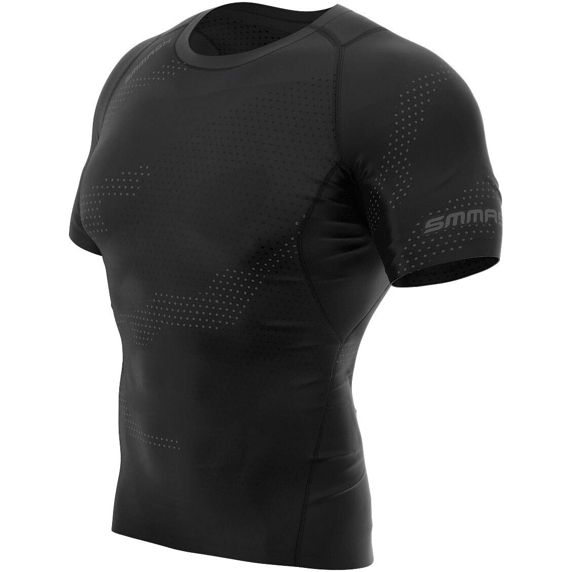 SMMASH Cross20 Camisetas Compresión Deporte de Manga Corta para Hombre, Gimnasio, Formación, Crossfit, Material Transpirable y Antibacteriano