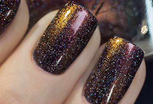 Image of ILNP Rock Bottom - Blue-Brown Holographic Nail Polish