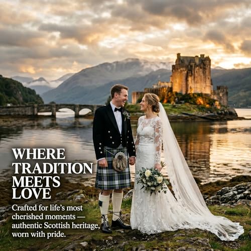 Image of Authentic Scottish Men's Tartan Kilts - Highland Light Weight Value Kilt | Embrace Your Heritage with Comfort