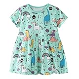 kleid animal print rot schwarz ✅ 【Hohe Qualität】 Dieses süße Mädchenkleid besteht aus einem Baumwollmischgewebe, ist super bequem, weich, abriebfest und faltenfrei. Keine Schädigung der Haut Ihres Kindes, hervorragende Qualität, atmungsaktiv und flexibel.
