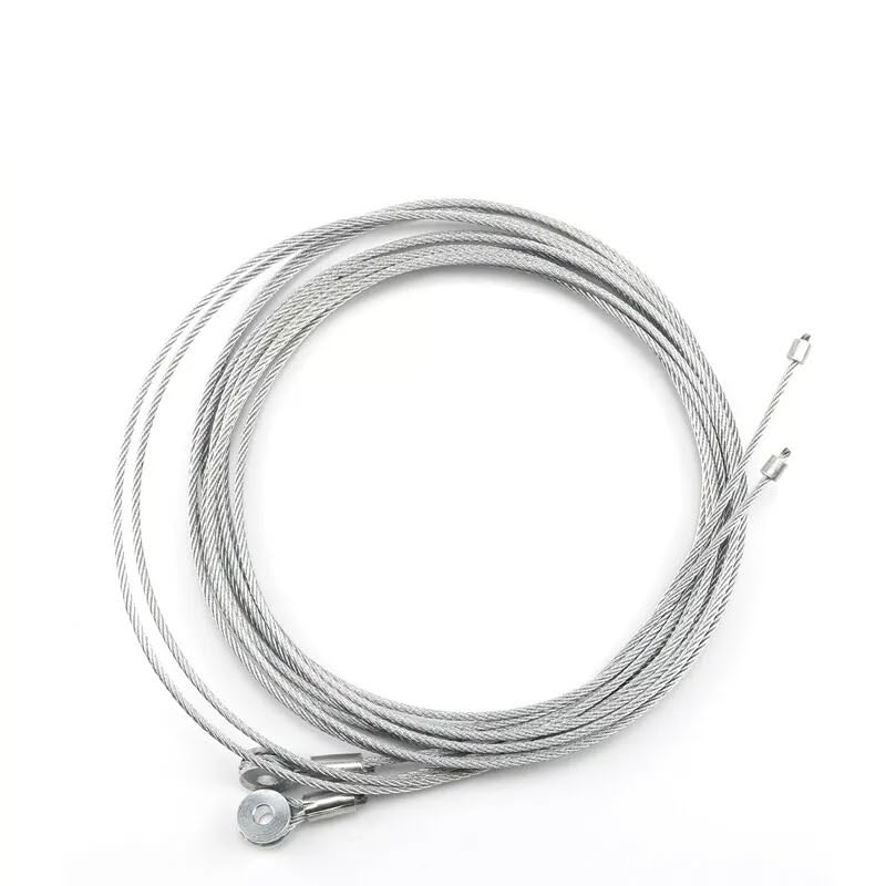 Kit Cables Puerta Rampa Trailer Carga Cerrado 150 Pulgadas miniatura 1