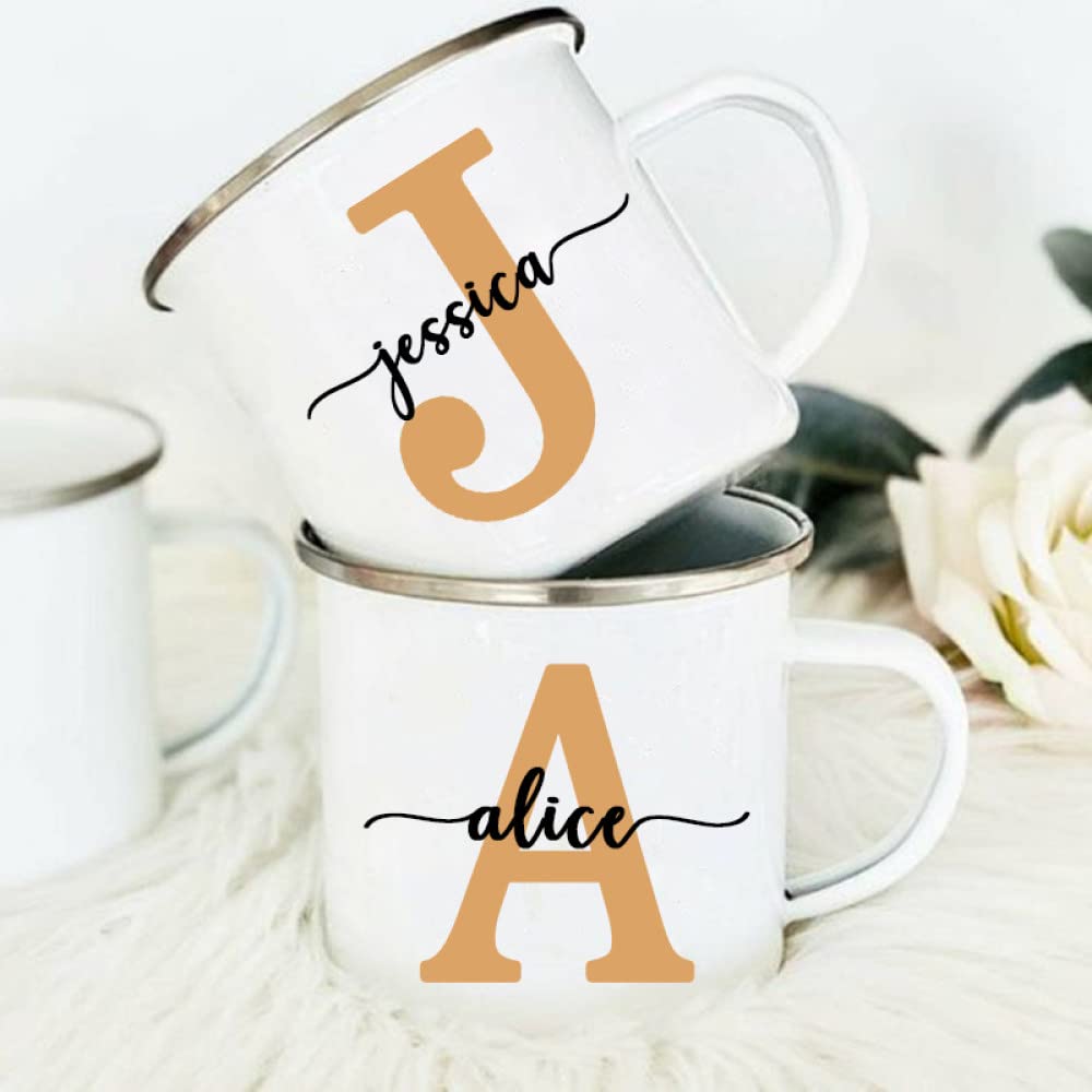 Tazza Personalizzata Per Bambini Con Nome E Ape – Tazza In Metallo Smaltato 300 Ml, Regalo Originale Per Compleanno, Battesimo O Primo Giorno Di Scuola - 3
